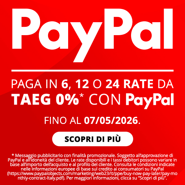 Paypal paga in rate